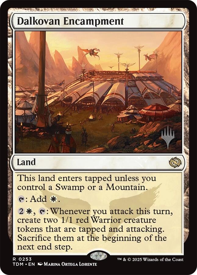 Dalkovan Encampment [Tarkir: Dragonstorm Promos] | Gear Gaming Fayetteville
