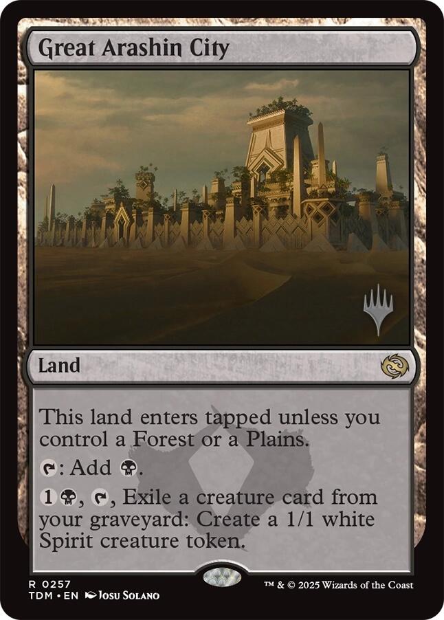 Great Arashin City [Tarkir: Dragonstorm Promos] | Gear Gaming Fayetteville
