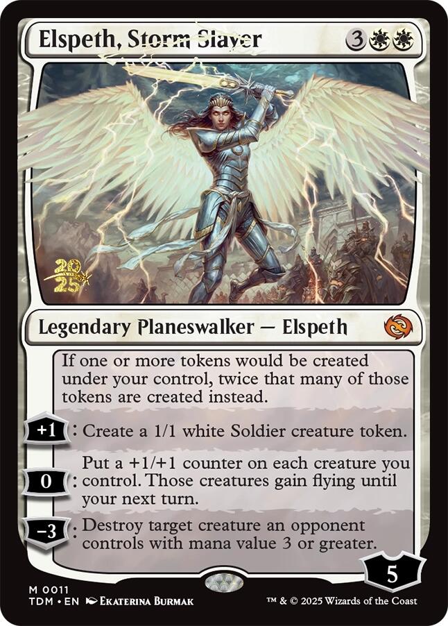 Elspeth, Storm Slayer [Tarkir: Dragonstorm Prerelease Promos] | Gear Gaming Fayetteville