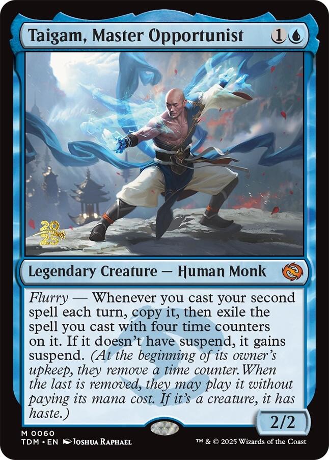 Taigam, Master Opportunist [Tarkir: Dragonstorm Prerelease Promos] | Gear Gaming Fayetteville