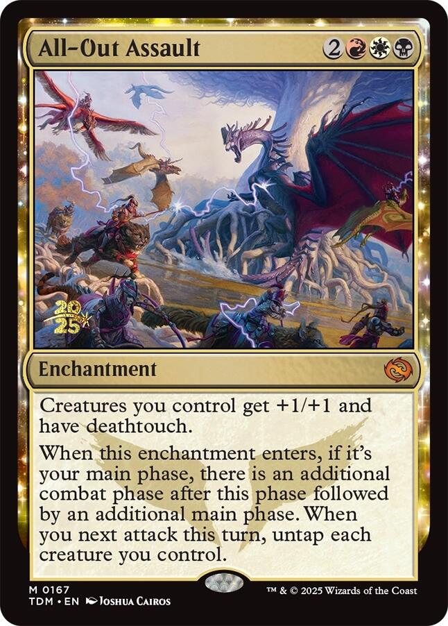 All-Out Assault [Tarkir: Dragonstorm Prerelease Promos] | Gear Gaming Fayetteville
