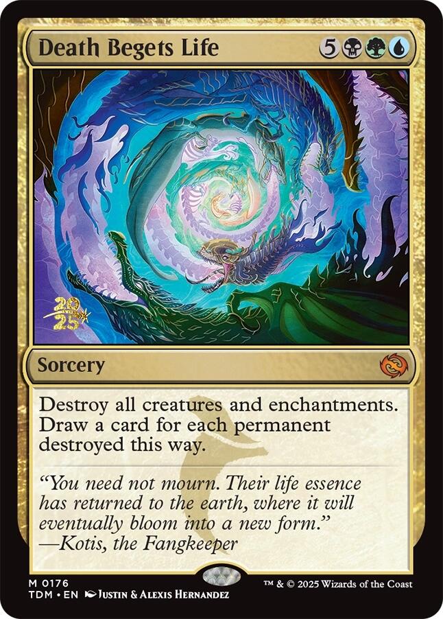 Death Begets Life [Tarkir: Dragonstorm Prerelease Promos] | Gear Gaming Fayetteville