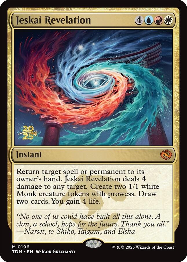 Jeskai Revelation [Tarkir: Dragonstorm Prerelease Promos] | Gear Gaming Fayetteville