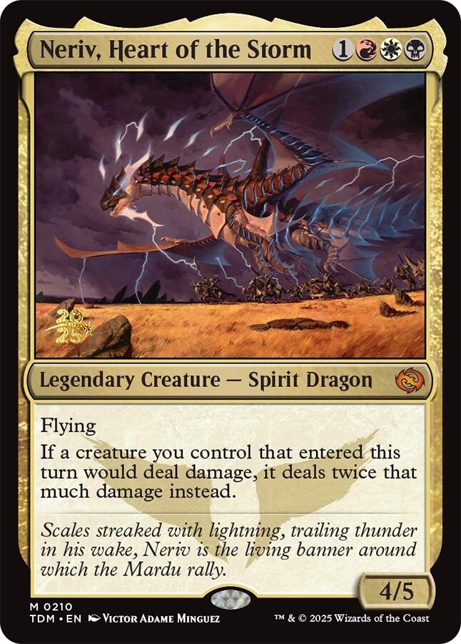 Neriv, Heart of the Storm [Tarkir: Dragonstorm Prerelease Promos] | Gear Gaming Fayetteville