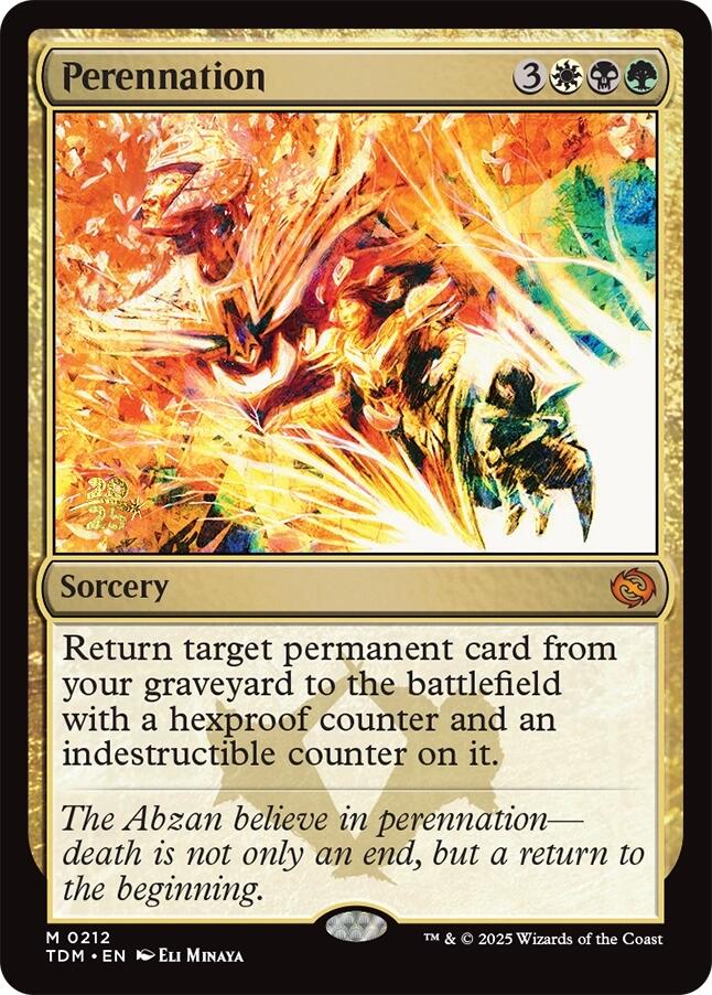 Perennation [Tarkir: Dragonstorm Prerelease Promos] | Gear Gaming Fayetteville