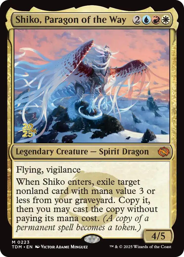 Shiko, Paragon of the Way [Tarkir: Dragonstorm Prerelease Promos] | Gear Gaming Fayetteville