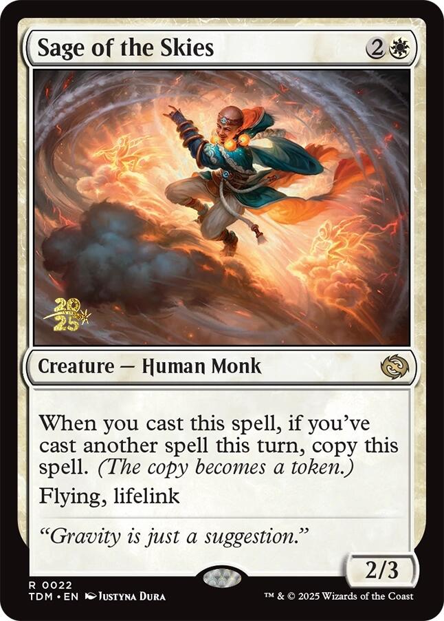 Sage of the Skies [Tarkir: Dragonstorm Prerelease Promos] | Gear Gaming Fayetteville