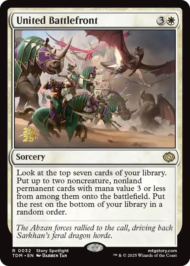 United Battlefront [Tarkir: Dragonstorm Prerelease Promos] | Gear Gaming Fayetteville
