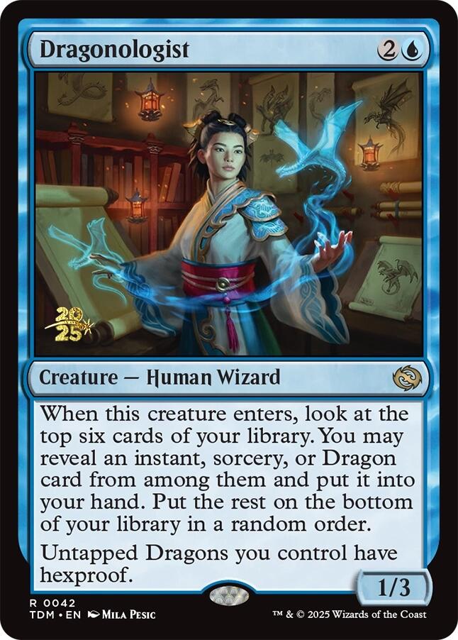 Dragonologist [Tarkir: Dragonstorm Prerelease Promos] | Gear Gaming Fayetteville