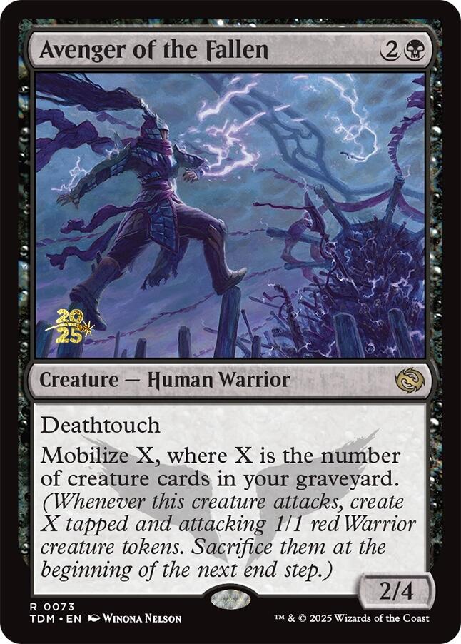 Avenger of the Fallen [Tarkir: Dragonstorm Prerelease Promos] | Gear Gaming Fayetteville