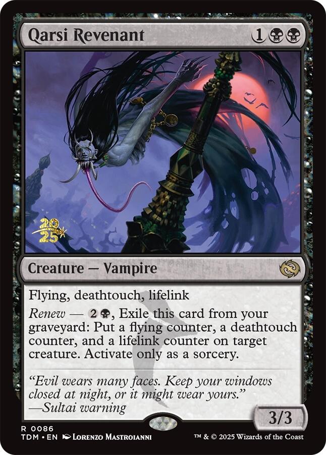 Qarsi Revenant [Tarkir: Dragonstorm Prerelease Promos] | Gear Gaming Fayetteville