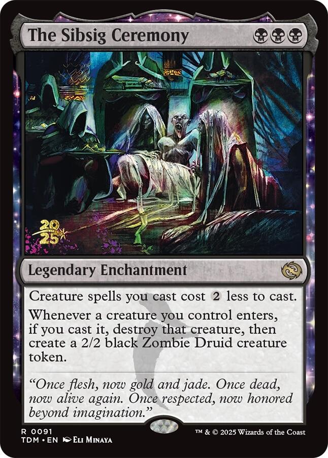 The Sibsig Ceremony [Tarkir: Dragonstorm Prerelease Promos] | Gear Gaming Fayetteville