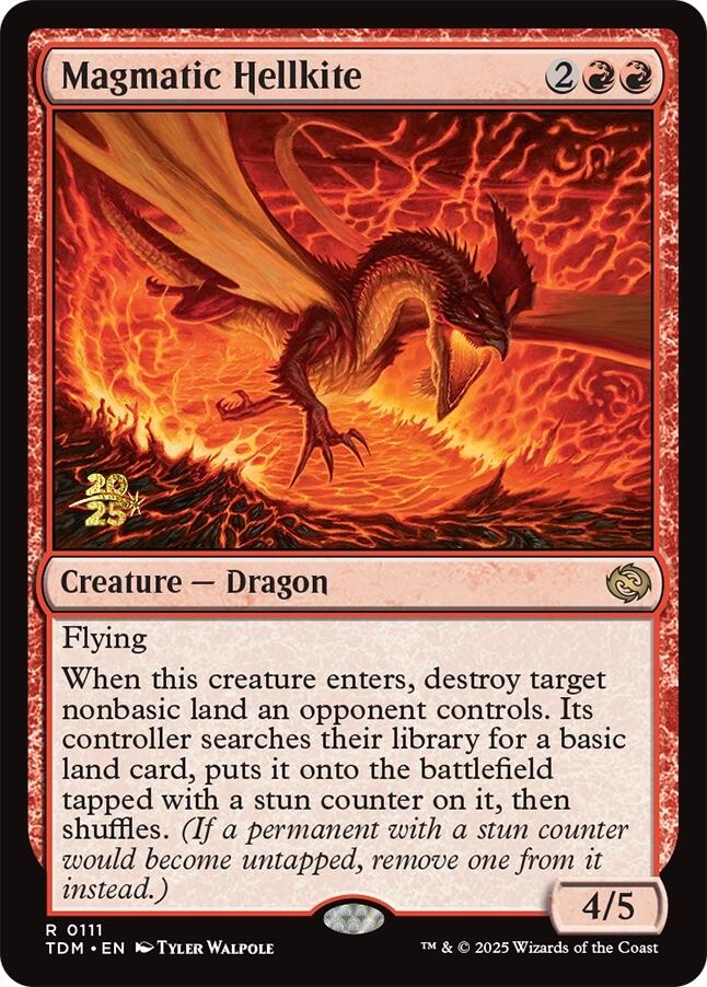 Magmatic Hellkite [Tarkir: Dragonstorm Prerelease Promos] | Gear Gaming Fayetteville