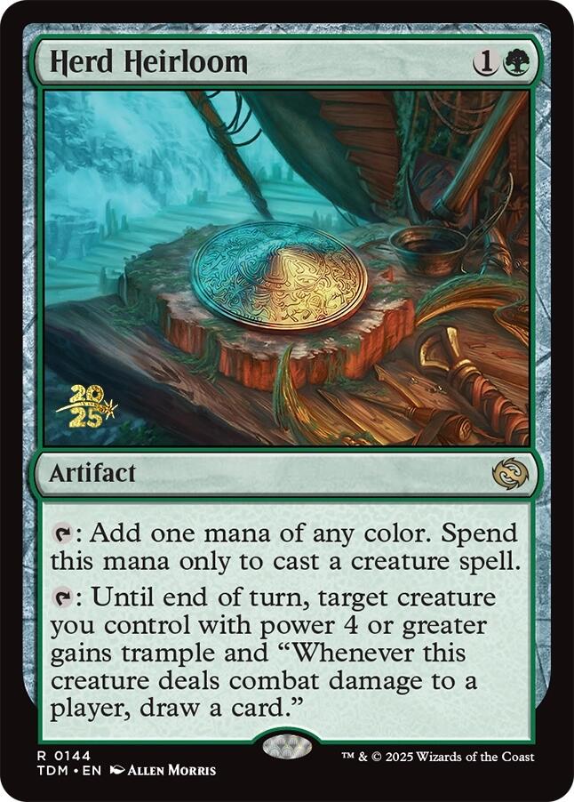 Herd Heirloom [Tarkir: Dragonstorm Prerelease Promos] | Gear Gaming Fayetteville