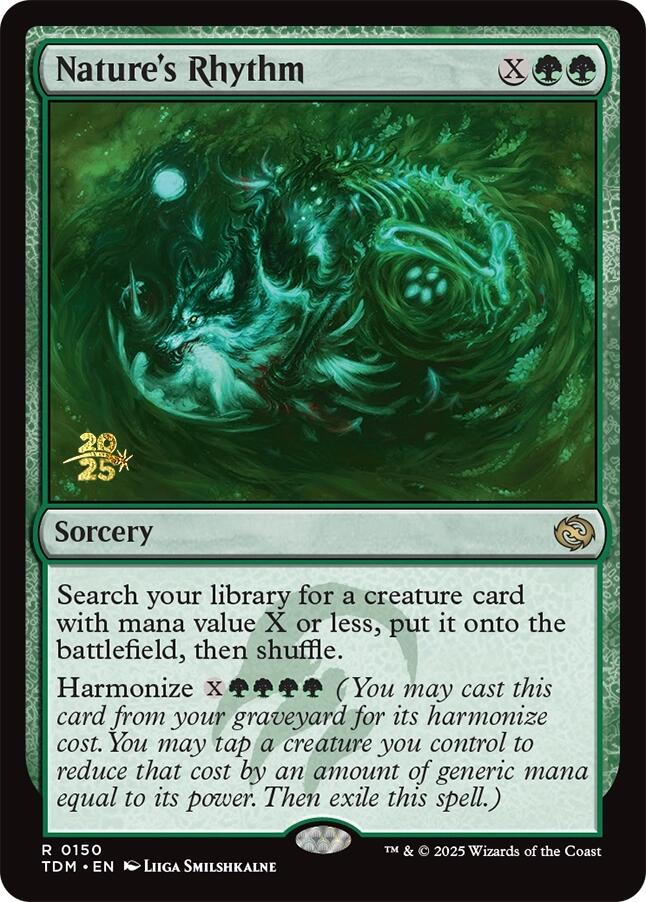 Nature's Rhythm [Tarkir: Dragonstorm Prerelease Promos] | Gear Gaming Fayetteville