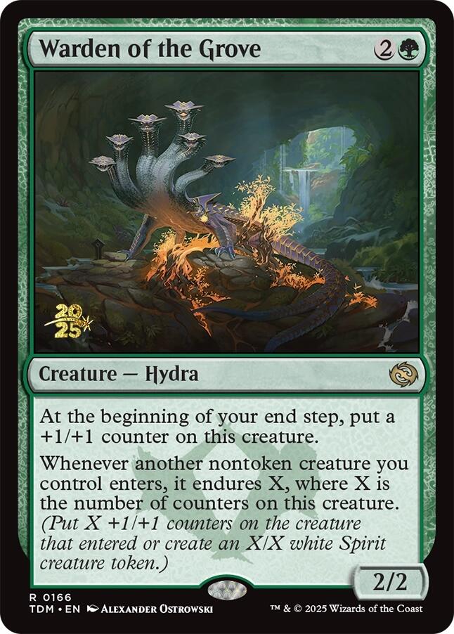 Warden of the Grove [Tarkir: Dragonstorm Prerelease Promos] | Gear Gaming Fayetteville
