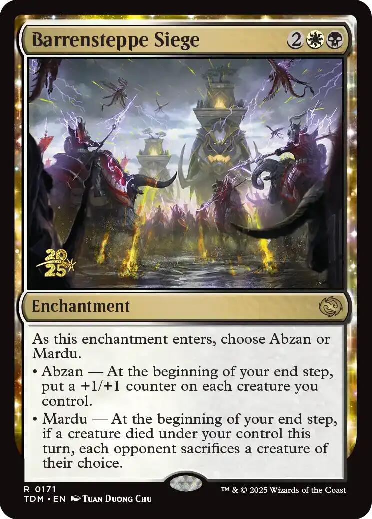 Barrensteppe Siege [Tarkir: Dragonstorm Prerelease Promos] | Gear Gaming Fayetteville