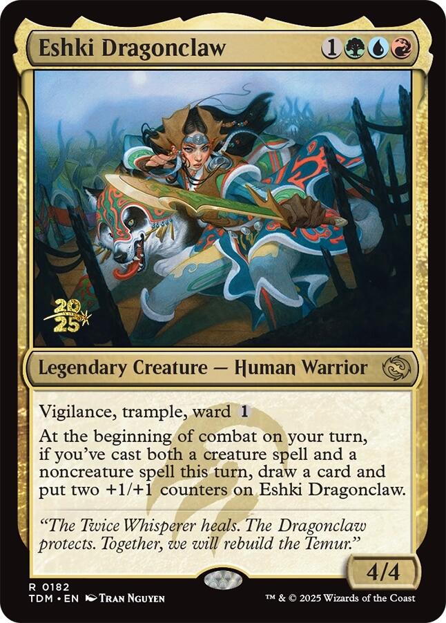 Eshki Dragonclaw [Tarkir: Dragonstorm Prerelease Promos] | Gear Gaming Fayetteville