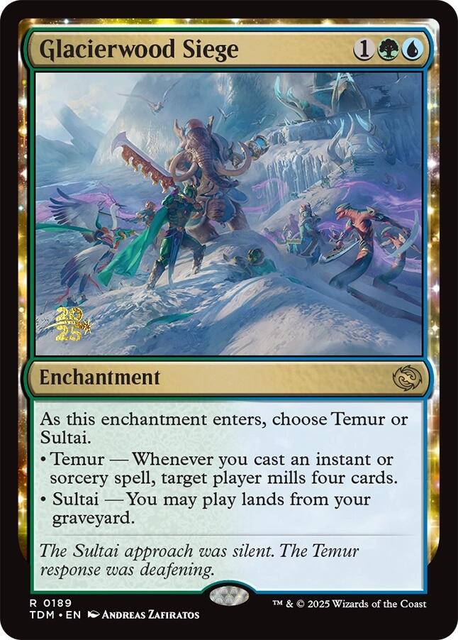 Glacierwood Siege [Tarkir: Dragonstorm Prerelease Promos] | Gear Gaming Fayetteville