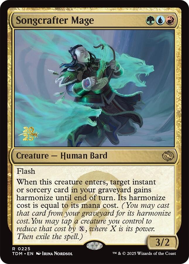 Songcrafter Mage [Tarkir: Dragonstorm Prerelease Promos] | Gear Gaming Fayetteville