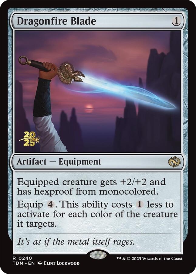 Dragonfire Blade [Tarkir: Dragonstorm Prerelease Promos] | Gear Gaming Fayetteville