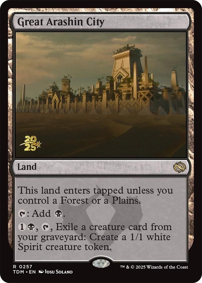 Great Arashin City [Tarkir: Dragonstorm Prerelease Promos] | Gear Gaming Fayetteville
