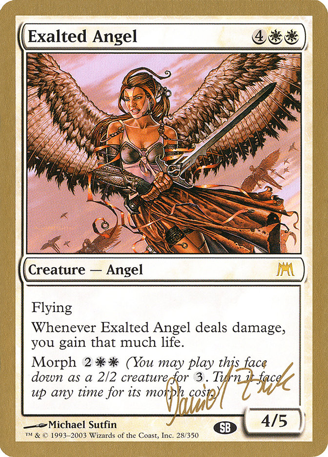 Exalted Angel (Daniel Zink) (SB) [World Championship Decks 2003] | Gear Gaming Fayetteville