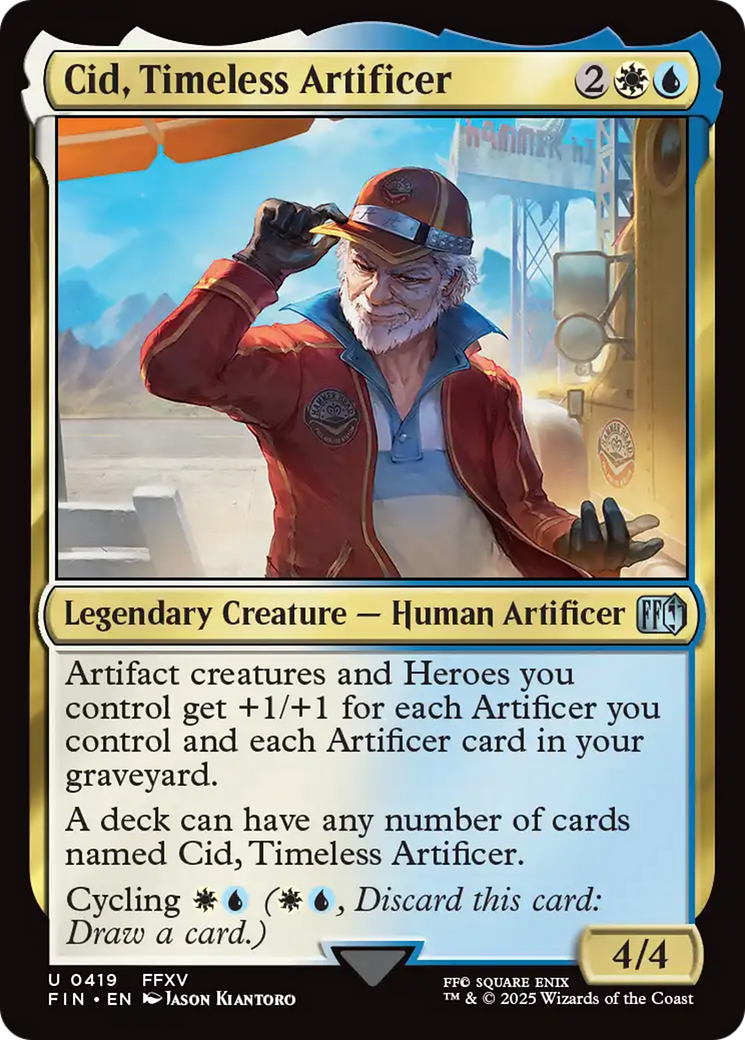 Cid, Timeless Artificer (0419) [FINAL FANTASY] | Gear Gaming Fayetteville