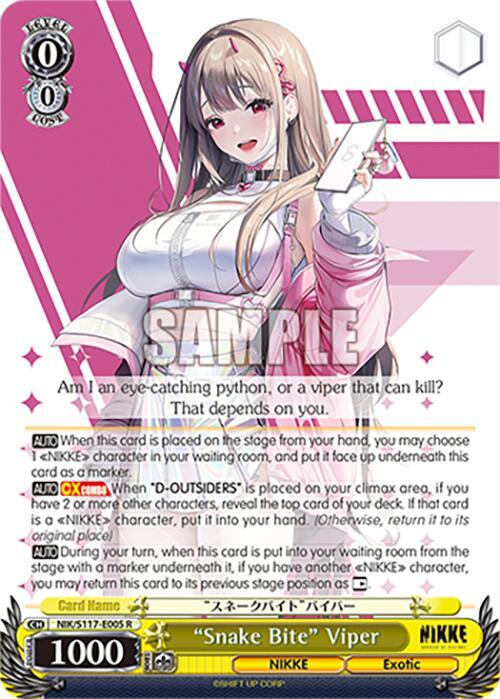 "Snake Bite" Viper - [GODDESS OF VICTORY: NIKKE] | Gear Gaming Fayetteville