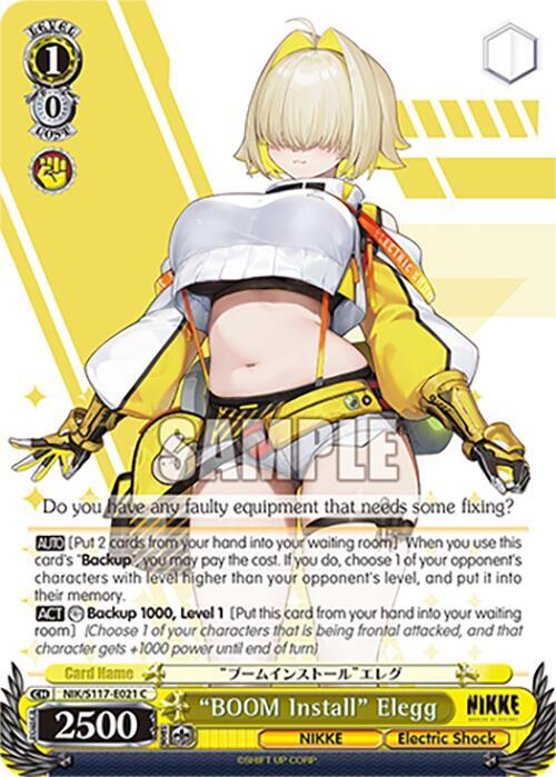 "BOOM Install" Elegg - [GODDESS OF VICTORY: NIKKE] | Gear Gaming Fayetteville