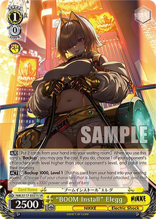 "BOOM Install" Elegg (SR) - [GODDESS OF VICTORY: NIKKE] | Gear Gaming Fayetteville