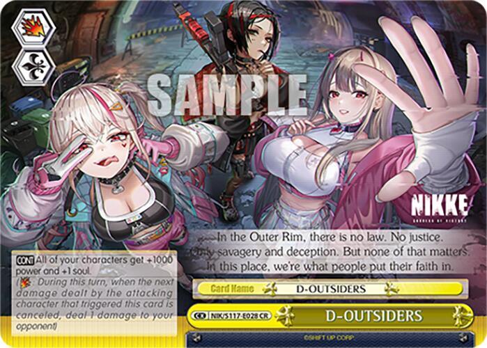 D-OUTSIDERS - [GODDESS OF VICTORY: NIKKE] | Gear Gaming Fayetteville