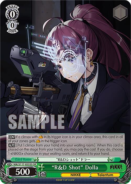 "R&D Shot" Dolla (SR) - [GODDESS OF VICTORY: NIKKE] | Gear Gaming Fayetteville