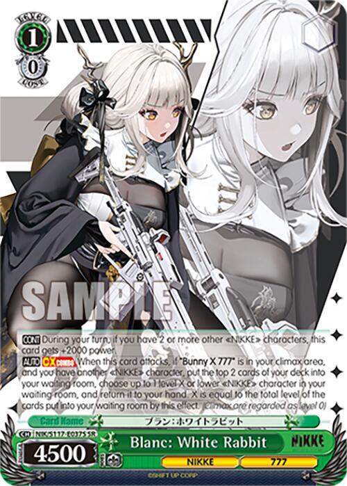 Blanc: White Rabbit (SR) - [GODDESS OF VICTORY: NIKKE] | Gear Gaming Fayetteville