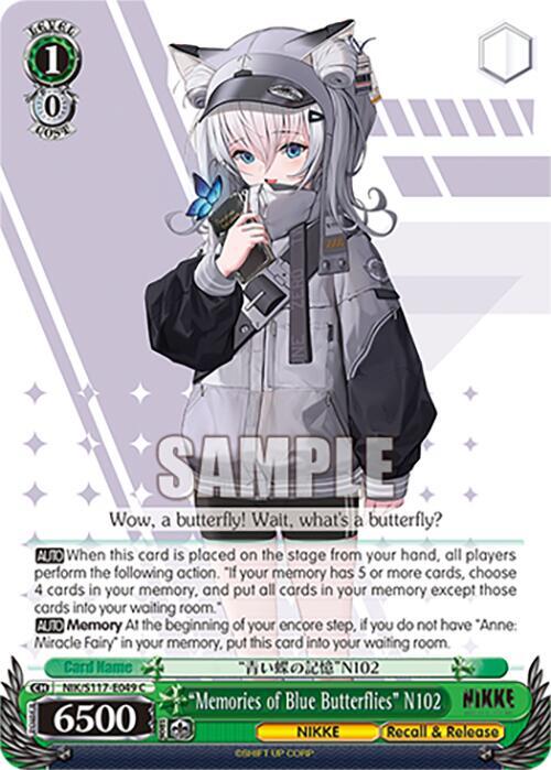 "Memories of Blue Butterflies" N102 - [GODDESS OF VICTORY: NIKKE] | Gear Gaming Fayetteville