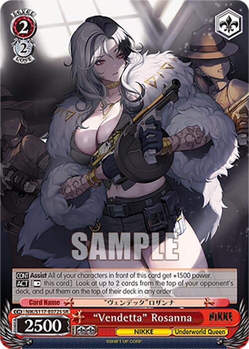 "Vendetta" Rosanna (SR) - [GODDESS OF VICTORY: NIKKE] | Gear Gaming Fayetteville