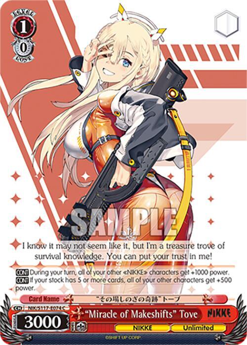 "Miracle of Makeshifts" Tove - [GODDESS OF VICTORY: NIKKE] | Gear Gaming Fayetteville