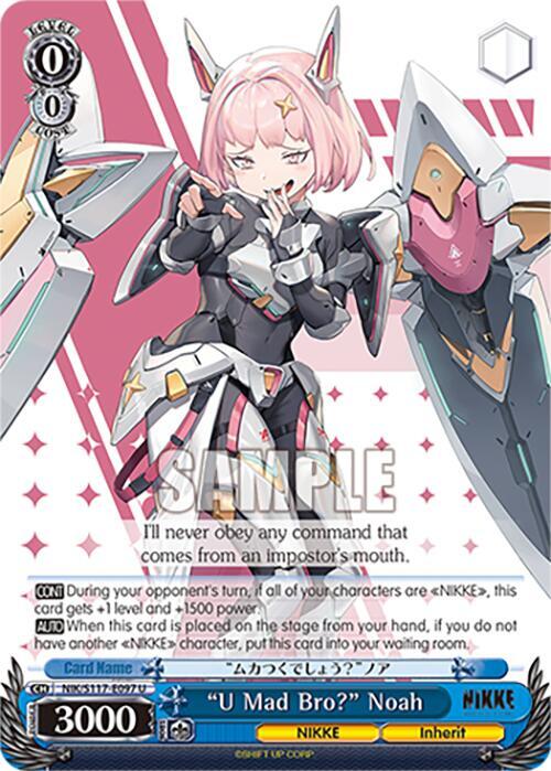 "U Mad Bro?" Noah - [GODDESS OF VICTORY: NIKKE] | Gear Gaming Fayetteville