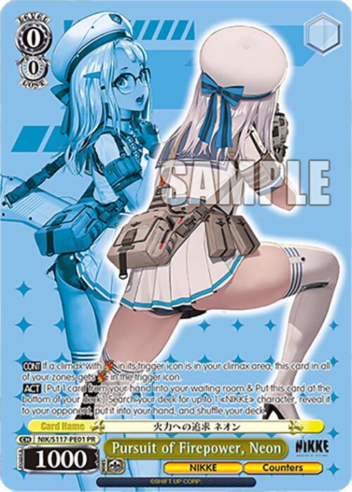 Pursuit of Firepower, Neon (PR) - [GODDESS OF VICTORY: NIKKE] | Gear Gaming Fayetteville