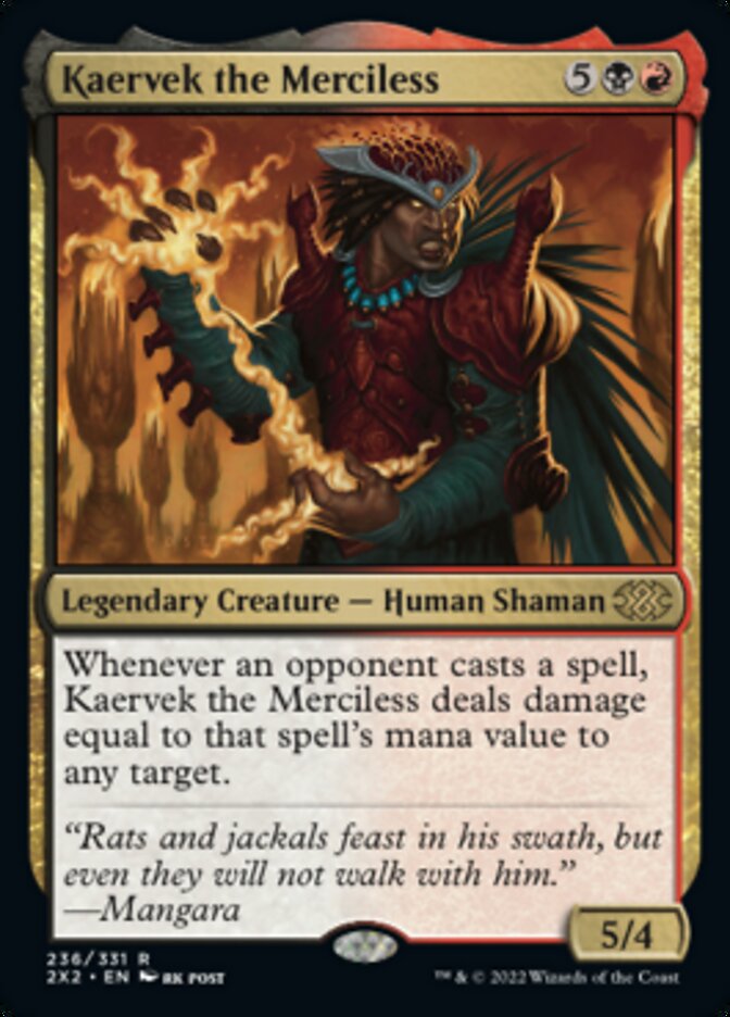 Kaervek the Merciless [Double Masters 2022] | Gear Gaming Fayetteville