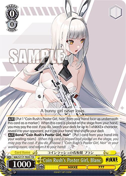 Coin Rush's Poster Girl, Blanc - [GODDESS OF VICTORY: NIKKE] | Gear Gaming Fayetteville