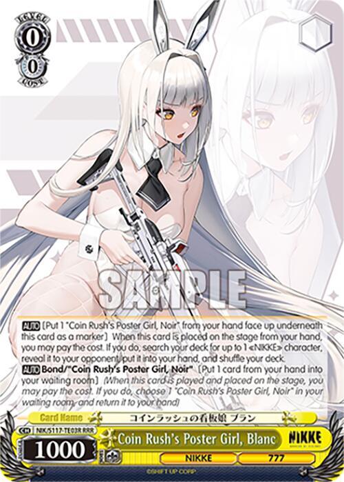 Coin Rush's Poster Girl, Blanc (RRR) - [GODDESS OF VICTORY: NIKKE] | Gear Gaming Fayetteville