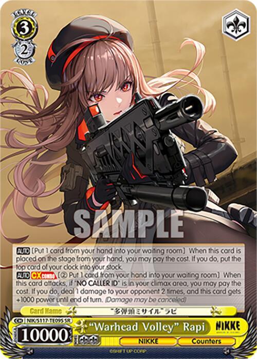 "Warhead Volley" Rapi (SR) - [GODDESS OF VICTORY: NIKKE] | Gear Gaming Fayetteville