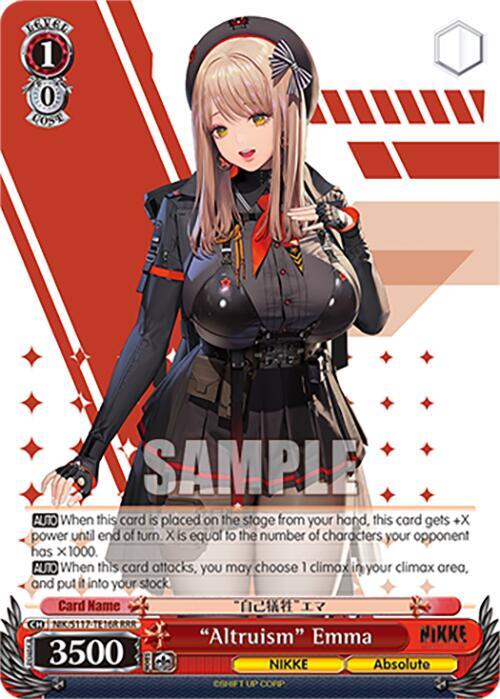 "Altruism" Emma (RRR) - [GODDESS OF VICTORY: NIKKE] | Gear Gaming Fayetteville