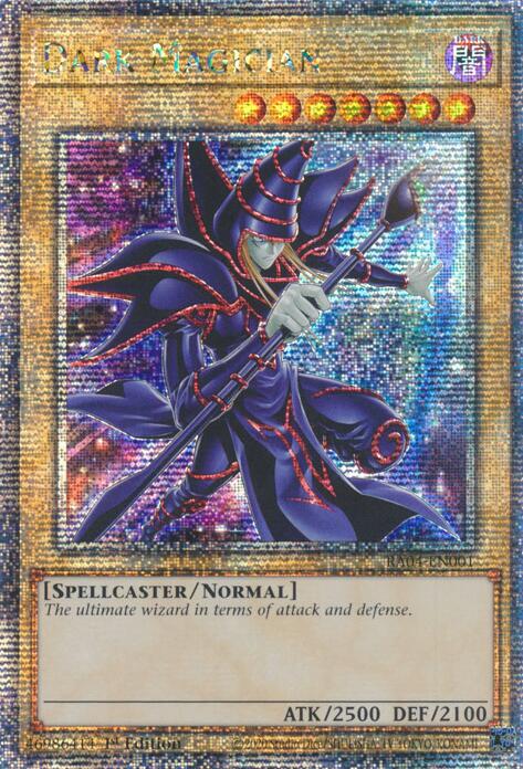 Dark Magician (New Art) [RA04-EN001] Quarter Century Secret Rare | Gear Gaming Fayetteville