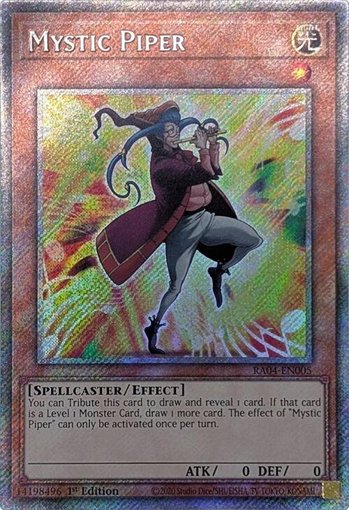 Mystic Piper [RA04-EN005] Platinum Secret Rare | Gear Gaming Fayetteville