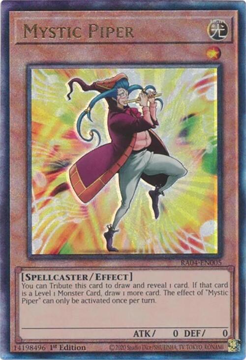 Mystic Piper [RA04-EN005] Prismatic Ultimate Rare | Gear Gaming Fayetteville