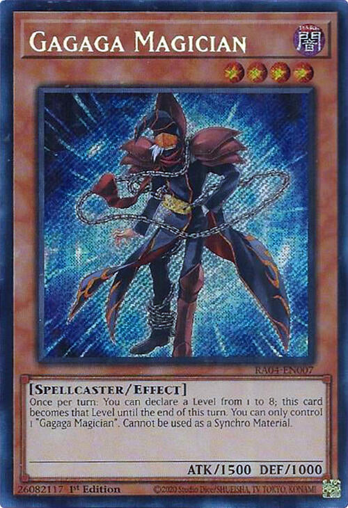 Gagaga Magician [RA04-EN007] Secret Rare | Gear Gaming Fayetteville