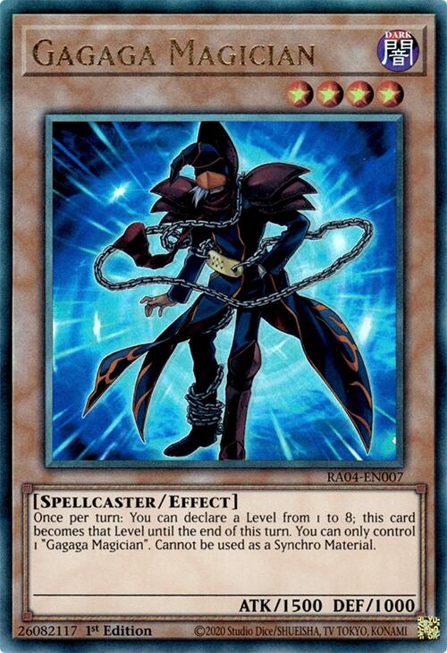Gagaga Magician [RA04-EN007] Prismatic Ultimate Rare | Gear Gaming Fayetteville