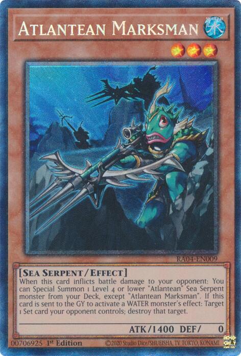 Atlantean Marksman [RA04-EN009] Prismatic Collector's Rare | Gear Gaming Fayetteville
